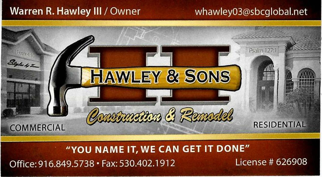 Warren Hawley | Hawley and Sons